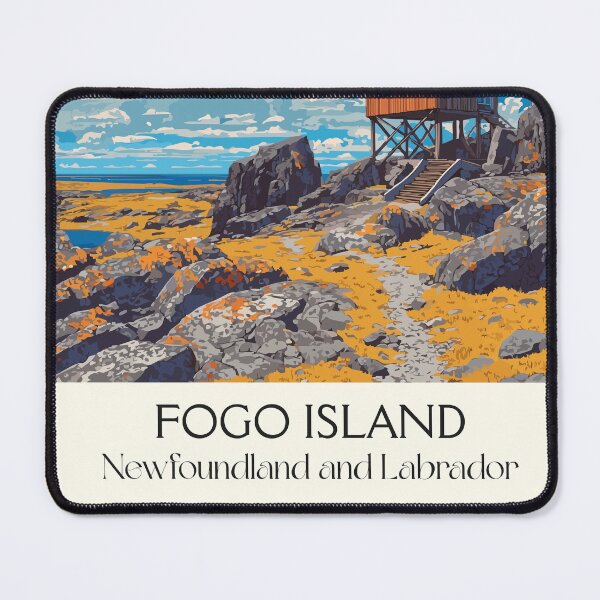 Item preview, Fogo Island Newfoundland | Fishing Stage and Studio Art designed and sold by TuncGK.