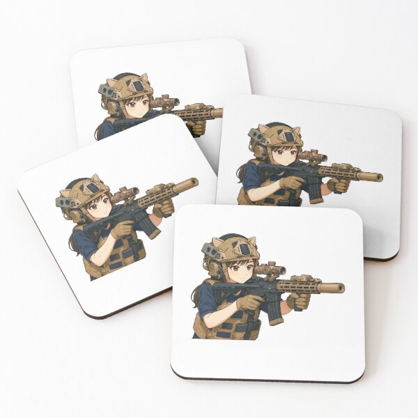 Item preview, PEW PEW GIRL – Cute, Loud, and Ready to Fire designed and sold by RAWLIFEGRAPHIC.