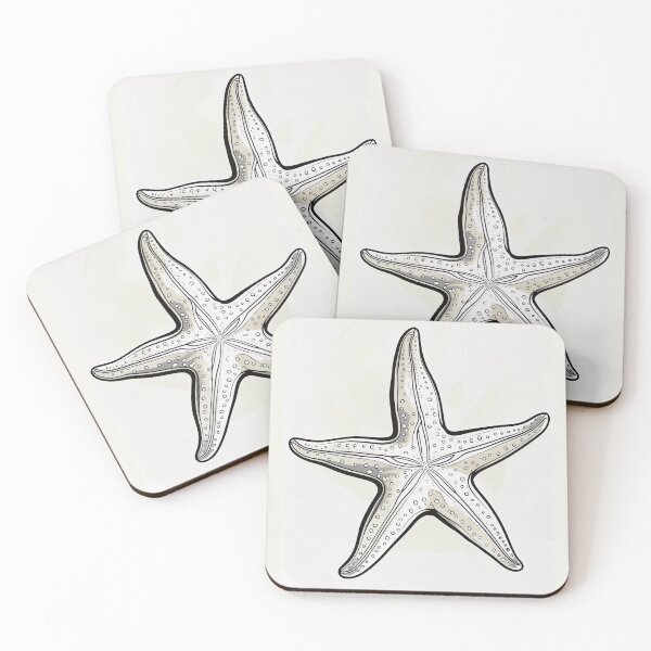 Item preview, Elegant Sea Star: Hand-Sketched Outline designed and sold by DariaCraft.