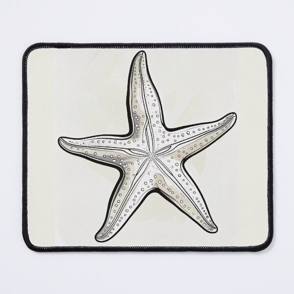 Item preview, Elegant Sea Star: Hand-Sketched Outline designed and sold by DariaCraft.