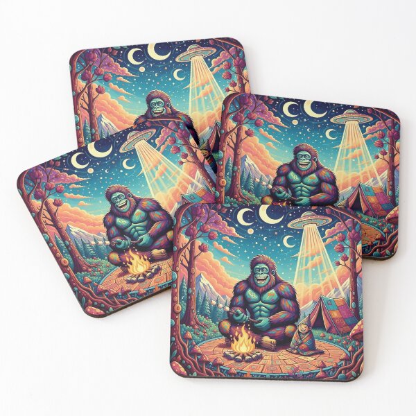 Item preview, Steve McYeti and Bullitt's Cosmic Campfire & Marshmallows designed and sold by Art's Diner.