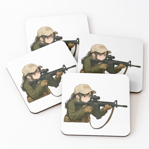 Item preview, PEW PEW GIRL – Cute, Loud, and Ready to Fire designed and sold by RAWLIFEGRAPHIC.
