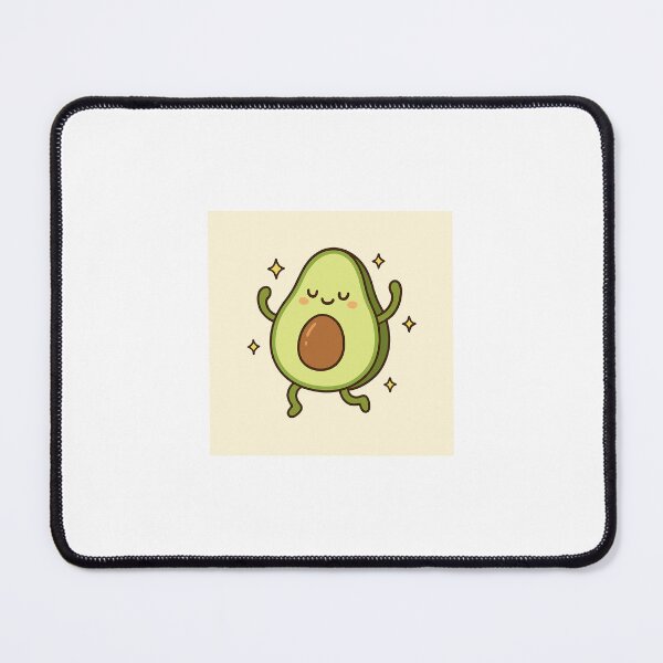 Item preview, Happy Dancing Avocado – Cute Kawaii Sticker designed and sold by EdgeFlow.