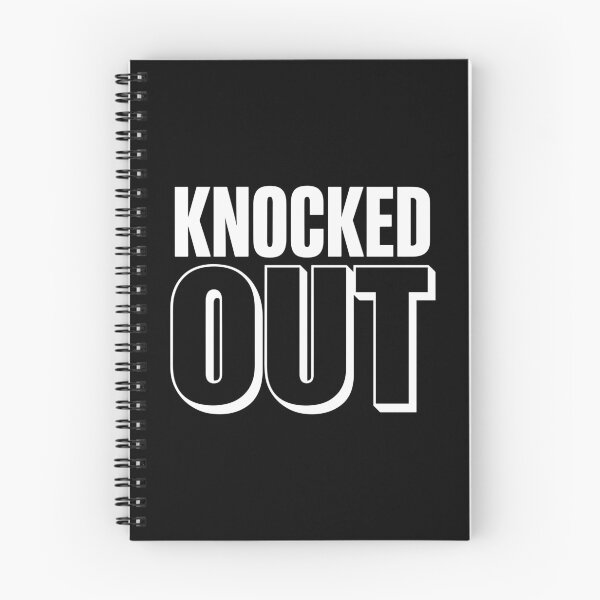 Item preview, KNOCKED OUT (Punch-Through Minimalist Text Art) designed and sold by JPees.