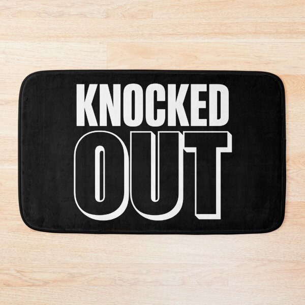 Item preview, KNOCKED OUT (Punch-Through Minimalist Text Art) designed and sold by JPees.