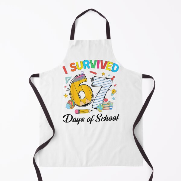Item preview, I Survived 67 Days of School Funny Six Seven Meme for Teachers Students designed and sold by NuralsArt.