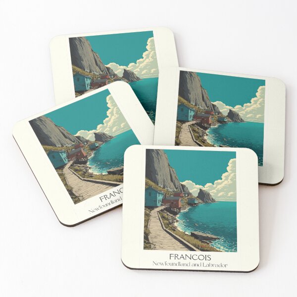 Item preview, Francois Newfoundland | Remote South Coast Outport Art designed and sold by TuncGK.