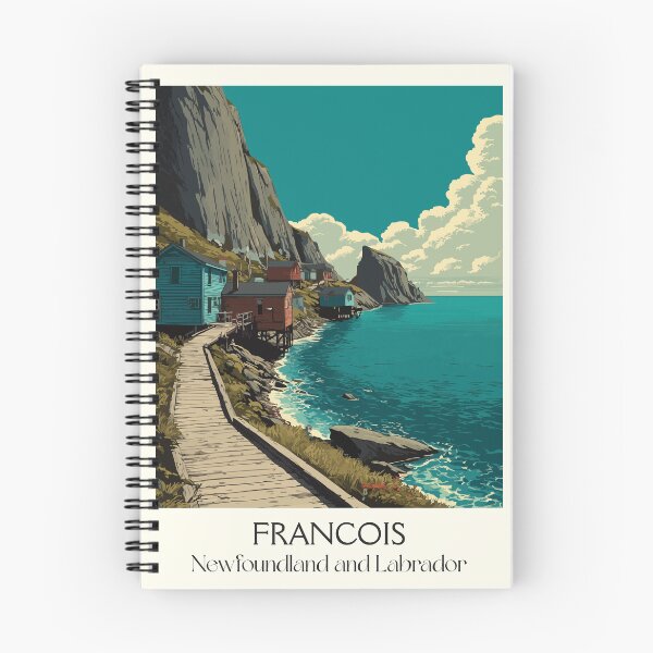 Item preview, Francois Newfoundland | Remote South Coast Outport Art designed and sold by TuncGK.