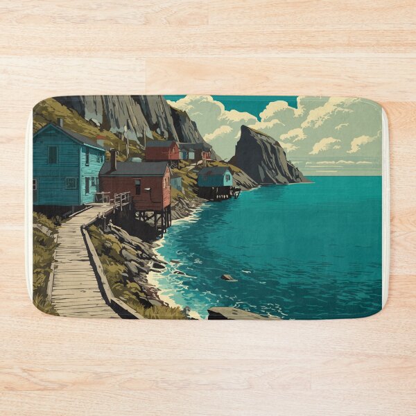 Item preview, Francois Newfoundland | Remote South Coast Outport Art designed and sold by TuncGK.