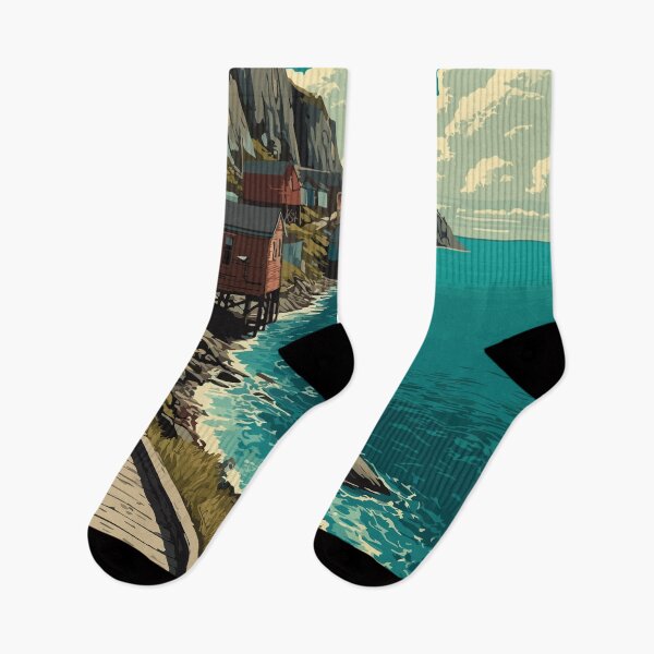 Item preview, Francois Newfoundland | Remote South Coast Outport Art designed and sold by TuncGK.