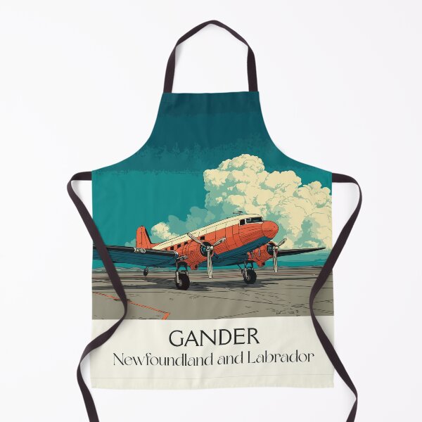 Item preview, Gander Newfoundland | Crossroads of the World Aviation Art designed and sold by TuncGK.