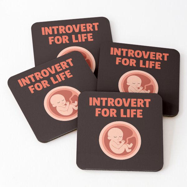 Item preview, Introvert for Life – Funny Introvert Baby in the Womb Design designed and sold by AdamIntrovert.