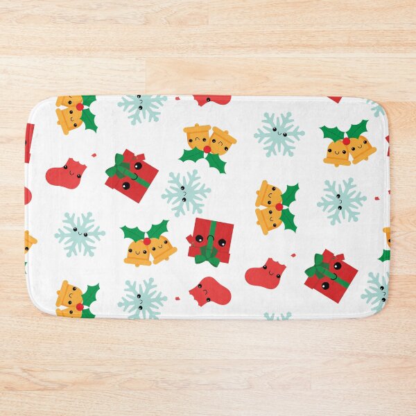 Item preview, Cutey Face Wintery Christmas Pattern Design designed and sold by bearious.