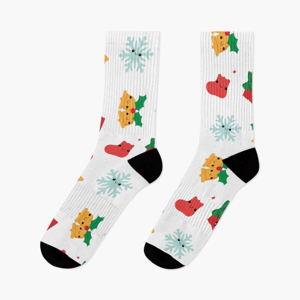 Item preview, Cutey Face Wintery Christmas Pattern Design designed and sold by bearious.
