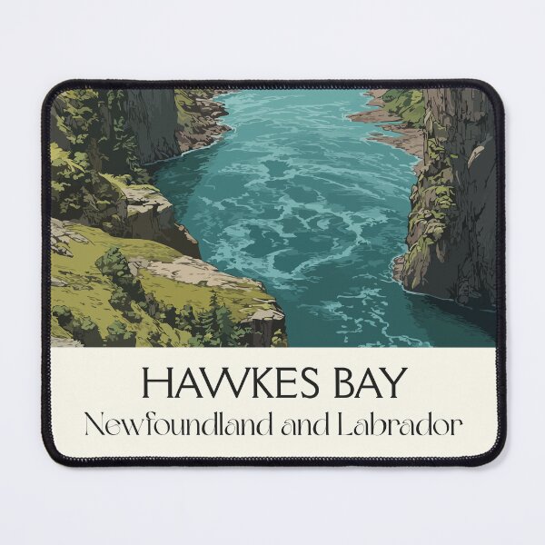 Item preview, Hawkes Bay Newfoundland | Main River Canyon Art Print designed and sold by TuncGK.