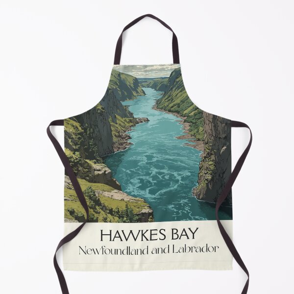 Item preview, Hawkes Bay Newfoundland | Main River Canyon Art Print designed and sold by TuncGK.