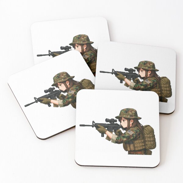 Item preview, PEW PEW GIRL – Cute, Loud, and Ready to Fire designed and sold by RAWLIFEGRAPHIC.