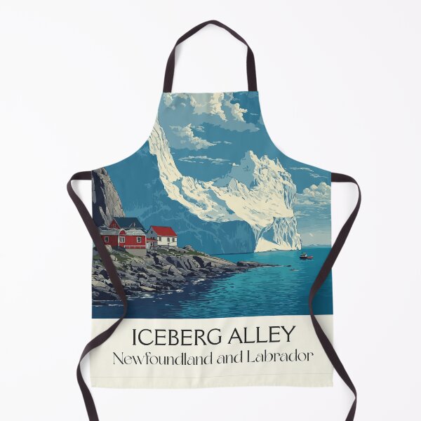 Item preview, Iceberg Alley Newfoundland | Coastal Iceberg Scenery Art designed and sold by TuncGK.