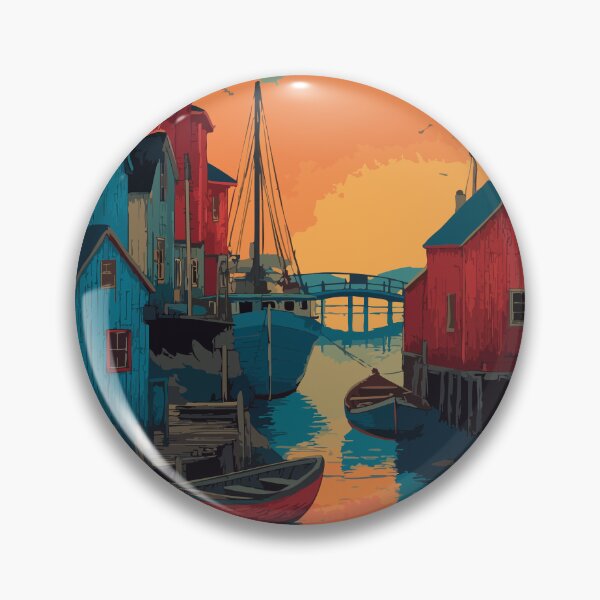 Item preview, Greenspond Newfoundland | Bonavista Bay Outport Art Print designed and sold by TuncGK.