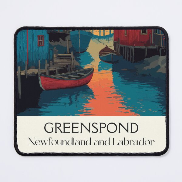 Item preview, Greenspond Newfoundland | Bonavista Bay Outport Art Print designed and sold by TuncGK.
