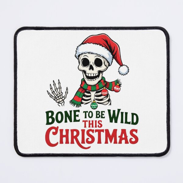 Item preview, Bone To Be Wild Christmas Skeleton designed and sold by J-CCreations.