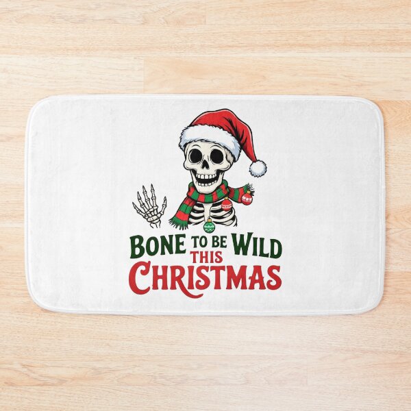 Item preview, Bone To Be Wild Christmas Skeleton designed and sold by J-CCreations.