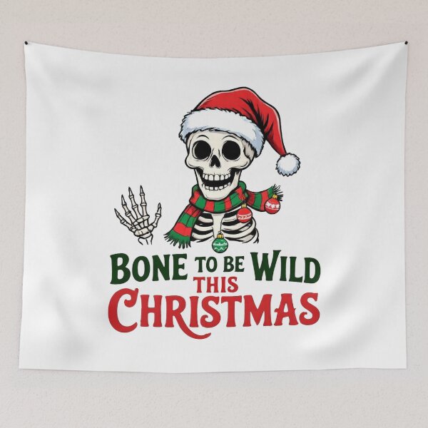 Item preview, Bone To Be Wild Christmas Skeleton designed and sold by J-CCreations.