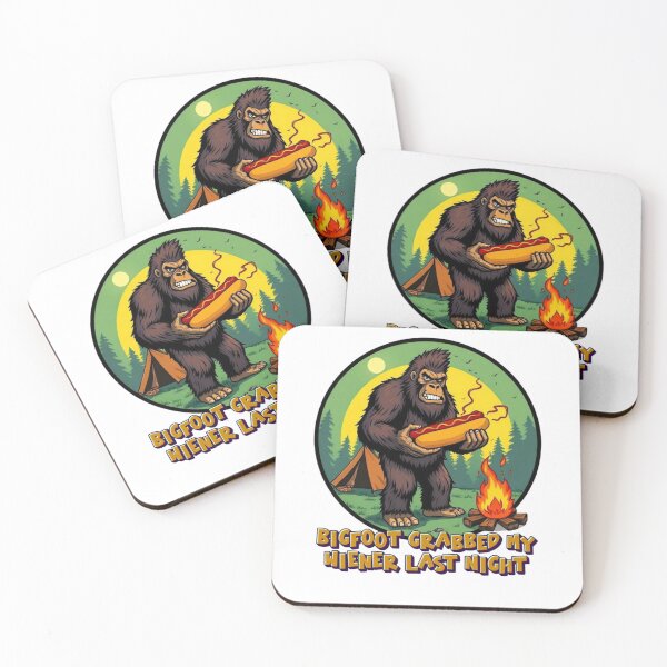 Item preview, Bigfoot Grabbed My Wiener Last Night designed and sold by Bigfoot T-Shirt Co..