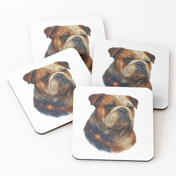 Item preview, Cosmic English Bulldog – Starry Wrinkle designed and sold by BadaBingBear.