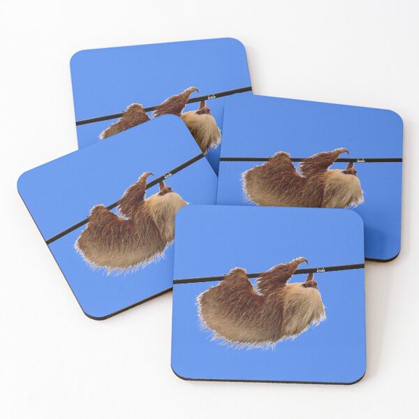 Item preview, Sloth on a cable – Slowness in perfection / Swiss Artwork Photography designed and sold by Raphael Wolf.
