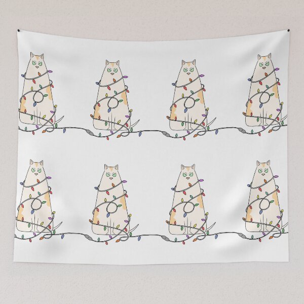 Item preview, Ungry Christmas Cat designed and sold by Gigishopping.