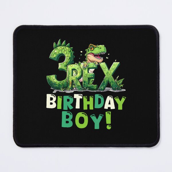 Item preview, Three Rex 3Rd Birthday Third Dinosaur 3 Year Old Party designed and sold by MadalynKiehn.