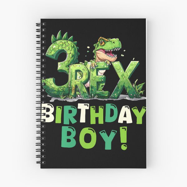 Item preview, Three Rex 3Rd Birthday Third Dinosaur 3 Year Old Party designed and sold by MadalynKiehn.