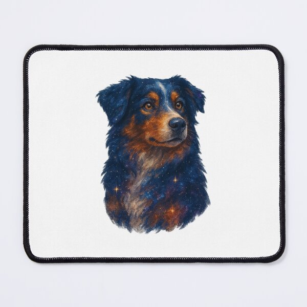 Item preview, Stargazer Border Collie – Cosmic Coat designed and sold by BadaBingBear.