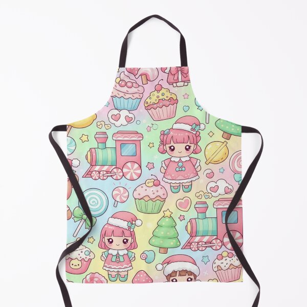 Item preview, Kawaii Christmas Candyland Pattern designed and sold by jumpercat.