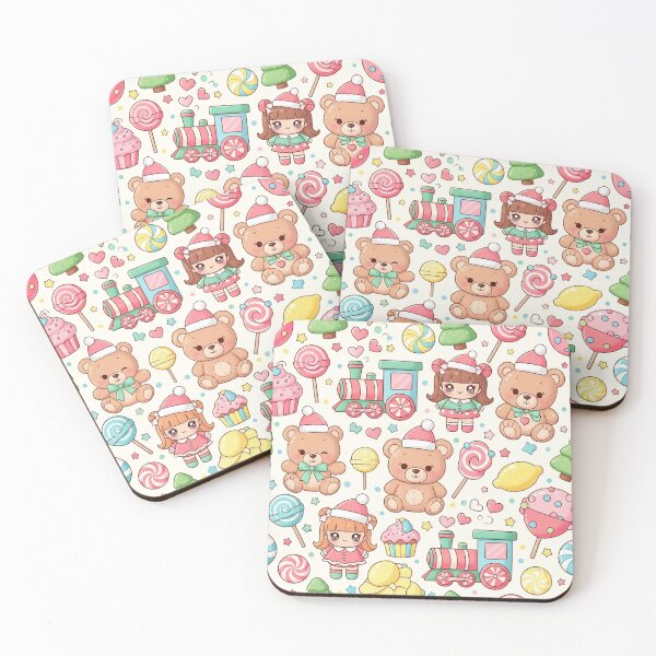 Item preview, Cute Holiday Pastel Characters designed and sold by jumpercat.