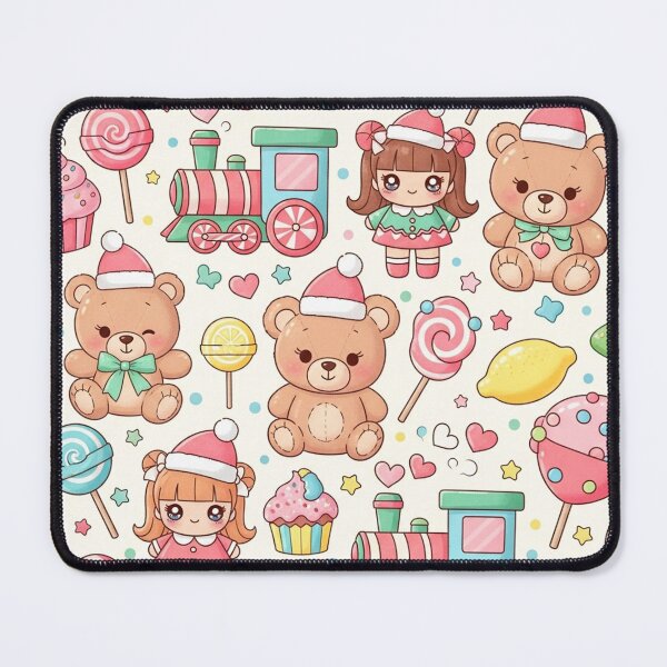 Item preview, Cute Holiday Pastel Characters designed and sold by jumpercat.
