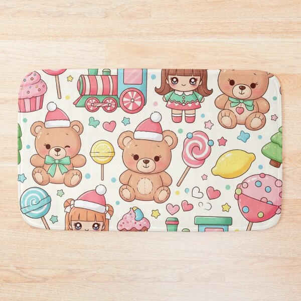 Item preview, Cute Holiday Pastel Characters designed and sold by jumpercat.
