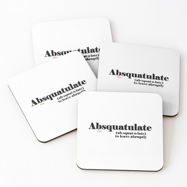 Artikelvorschau, Absquatulate – Witzige und ausgefallene Geschenkideen von WhimWiz entworfen und verkauft von WhimWiz.
