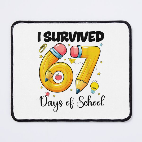 Item preview, I Survived 67 Days of School Funny Six Seven Meme Teachers & Students designed and sold by NuralsArt.