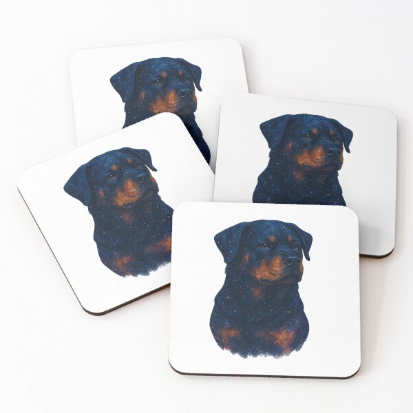 Item preview, Celestial Rottweiler – Galaxy Fur Portrait designed and sold by BadaBingBear.