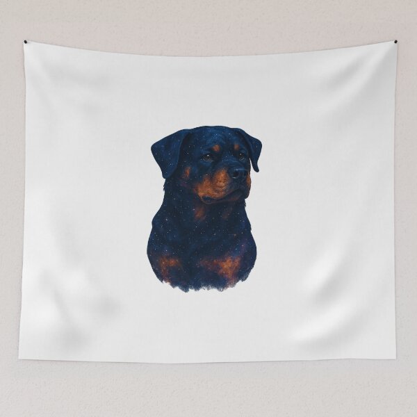 Item preview, Celestial Rottweiler – Galaxy Fur Portrait designed and sold by BadaBingBear.
