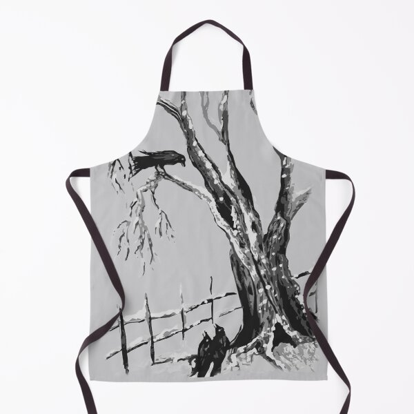 Item preview, Snowy Winter Tree Raven Crows designed and sold by MLanestudio.
