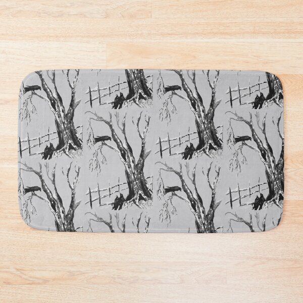 Item preview, Snowy Winter Tree Raven Crows designed and sold by MLanestudio.