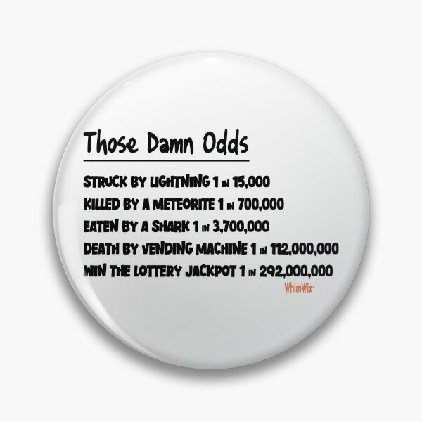 Item preview, Damn Odds - WhimWiz Funny & Quirky Gift Ideas designed and sold by WhimWiz.