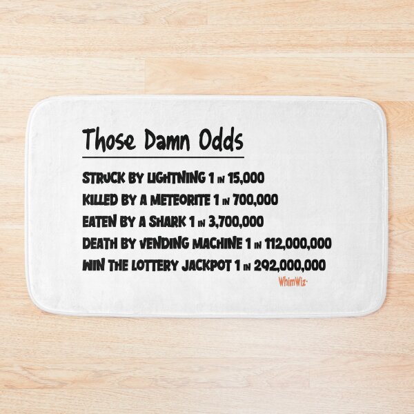 Item preview, Damn Odds - WhimWiz Funny & Quirky Gift Ideas designed and sold by WhimWiz.