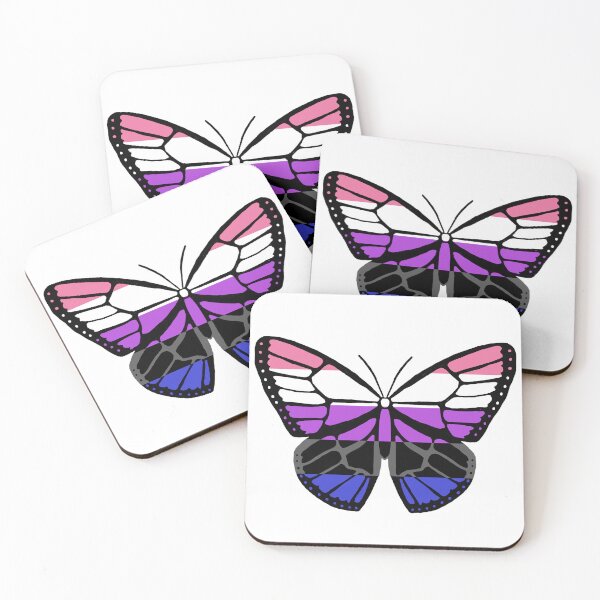 Item preview, Genderfluid pride butterfly designed and sold by Angry-viking.