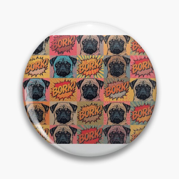 Item preview, pug bork! designed and sold by PugsRus.