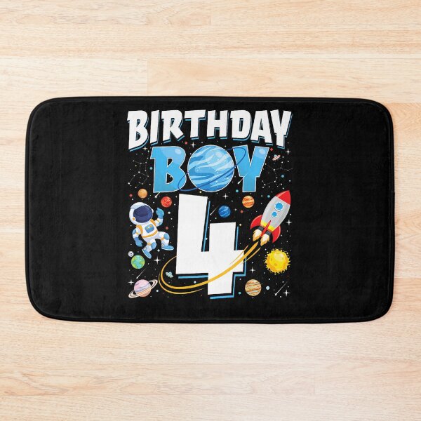 Item preview, Boys 4Th Birthday Astronaut Space Planets Four Years Old designed and sold by MadalynKiehn.