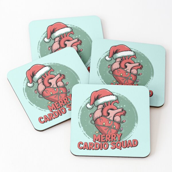 Item preview, Merry Cardio Squad  Cute Anatomical Heart with Christmas Lights designed and sold by Nzgiftsandmore.
